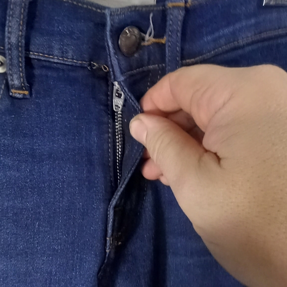 Everlane Dark Wash Mid Rise Skinny Ankle Jeans Size 23 - Picture 3 of 6